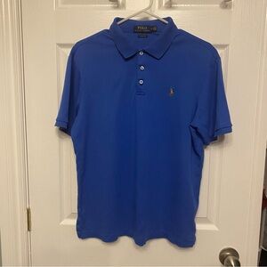 Men’s Blue Polo Ralph Lauren Pony Golf Shirt Top Size M